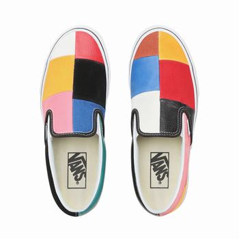 Damske Slip On Tenisky Vans Patchwork Viacfarebný/Biele VA91UNCGL